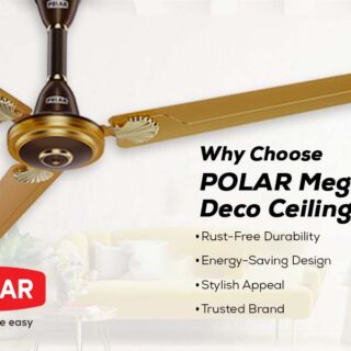 Polar megamite energy saving fan