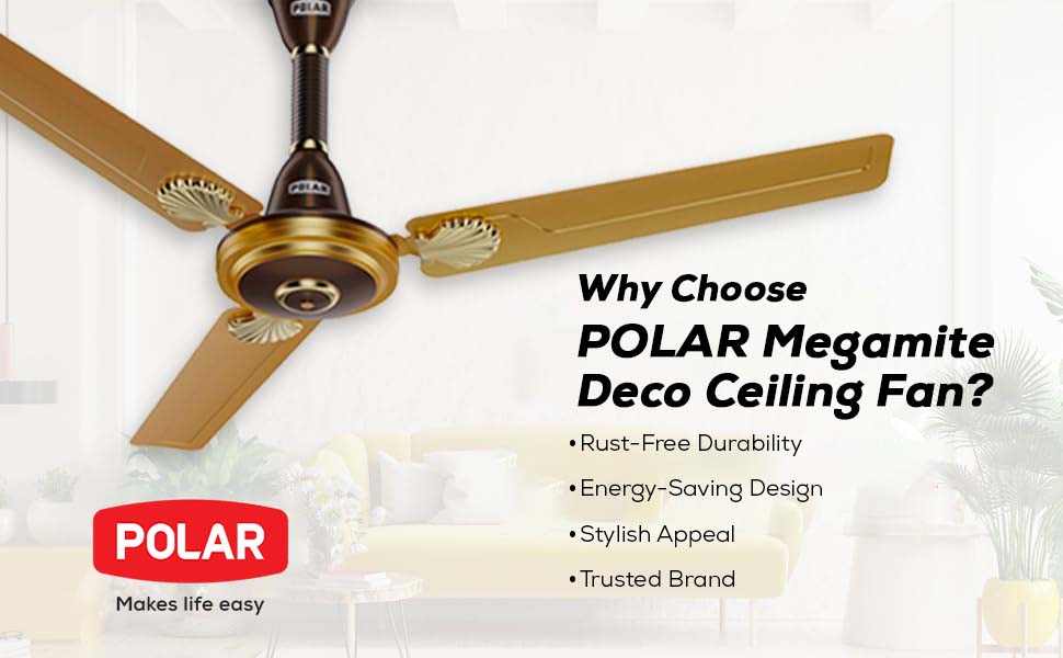 Polar megamite energy saving fan